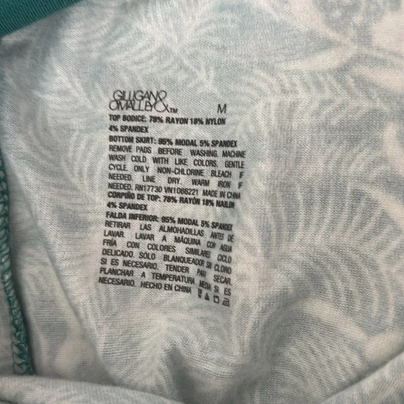 Green Sleeveless V-Neck jerseys knit comfort midi Sundress vacation tropical - Picture 13 of 14